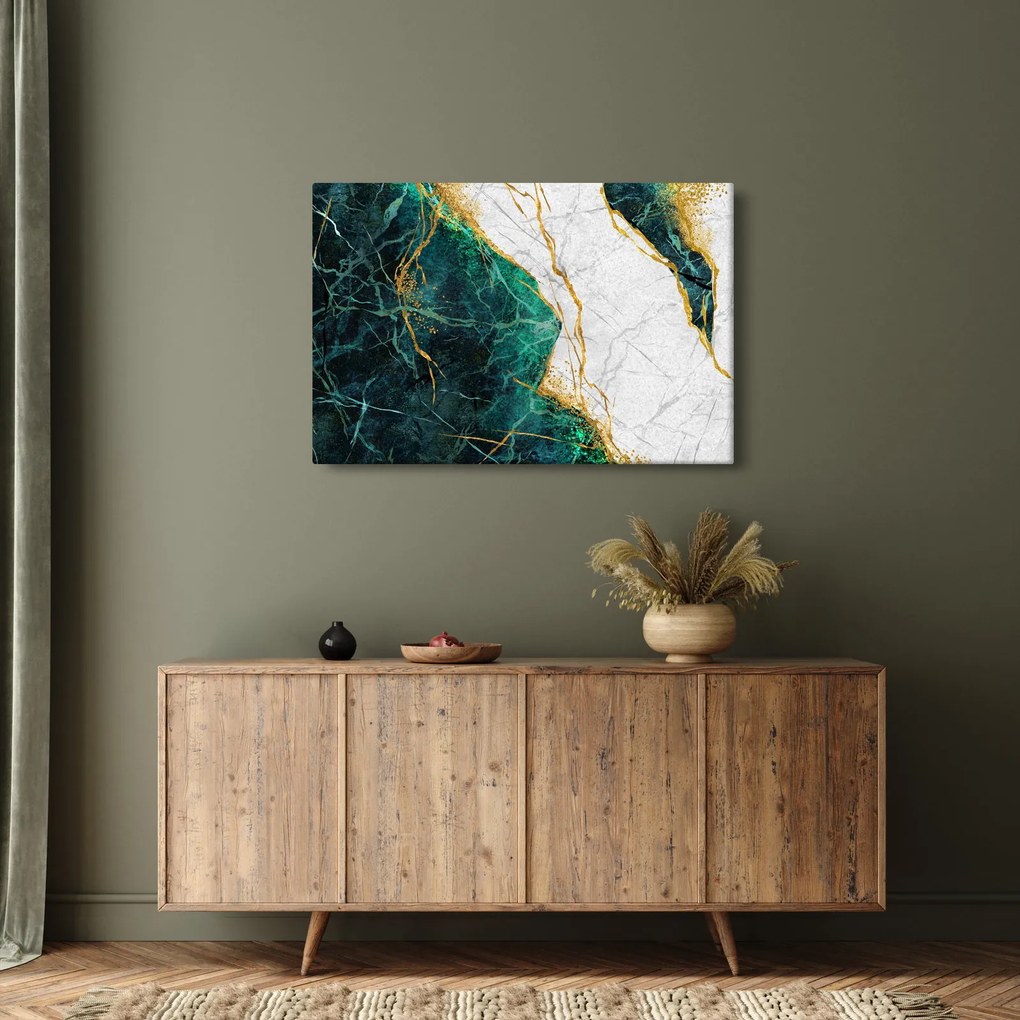 Obraz - Tyrkysový mramor (90x60 cm)