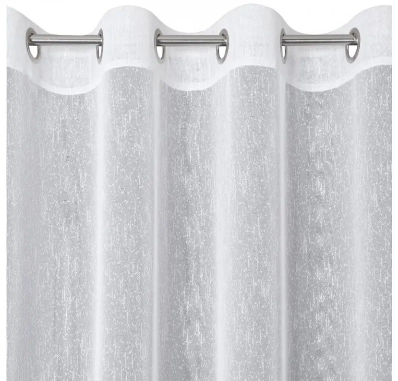 DECOREUM Dažďová záclona, lesklá 300 cm x 250 cm biela 100 % polyester 57205