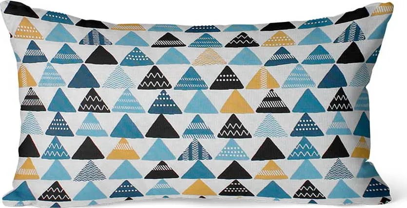 Obliečka na vankúš JESS 50x30 cm - Trojuholníky