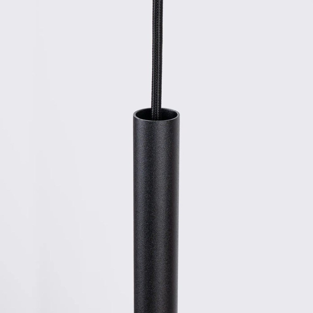 Závesné svietidlo Feltro 1, 1x čierne kovové tienidlo, be