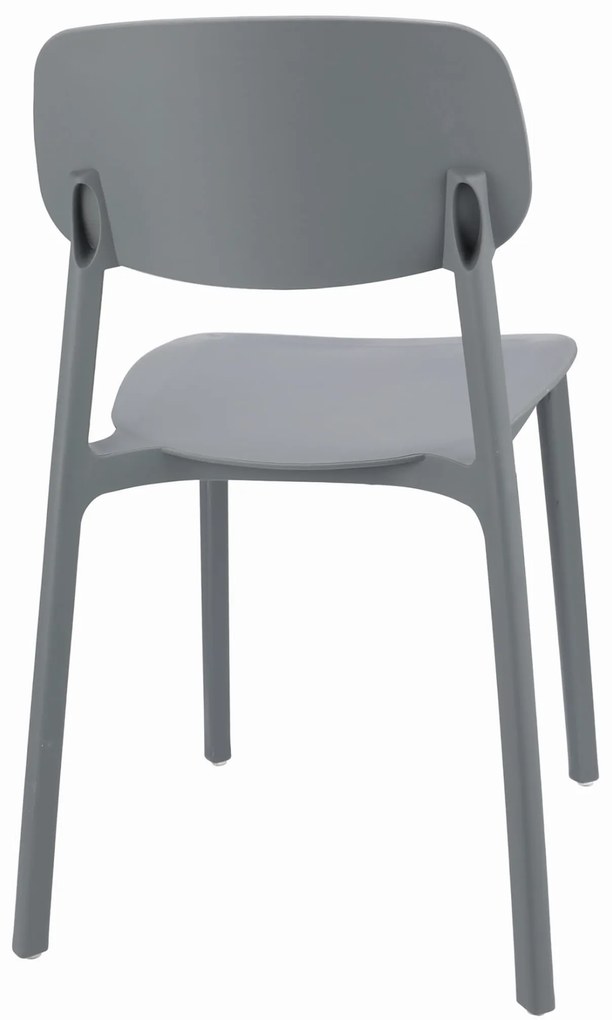 Dekorstudio Plastová stolička LARA sivá