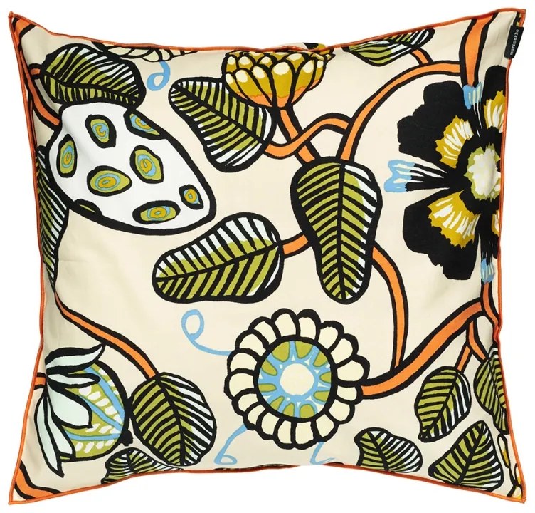 Obliečka na vankúš Tiara 50x50, pieskovo-zelená