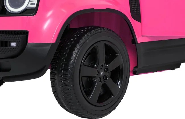 Elektrické autíčko Land Rover Defender ružové