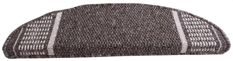 Vopi Nášľapy na schody Promenade hnedý polkruh, samolepiaci - 28x65 polkruh (rozmer vrátane ohybu)