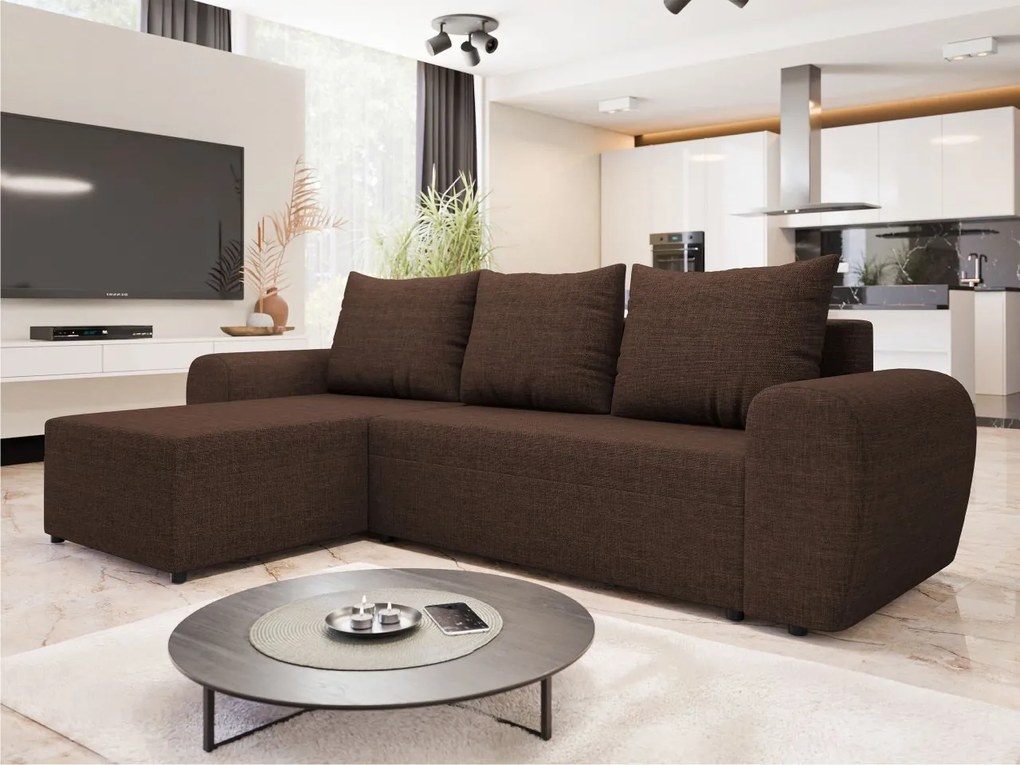 Rohová sedačka Anduvo L, Farby: Lux 05 + Lux 23
