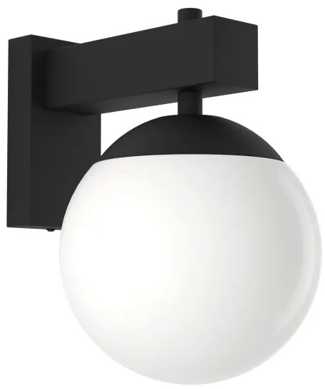 Eglo 900669 - Vonkajšie nástenné svietidlo BUFALATA 1xE27/40W/230V čierna IP44