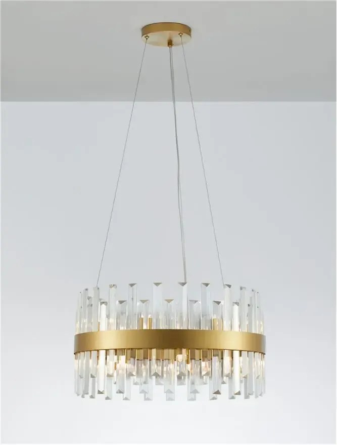 Luxusný luster Crown 55 zlaté