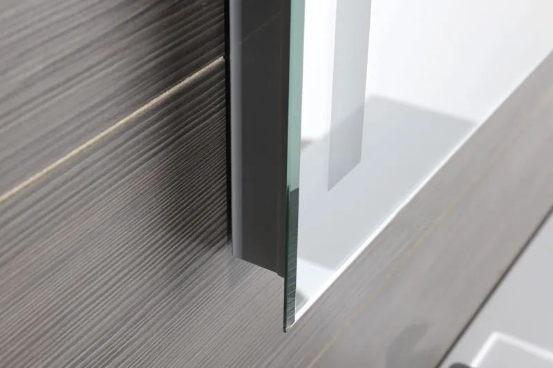 Aqualine Aqualine, LED podsvietené zrkadlo 60x80cm, gombíkový vypínač, ATH6