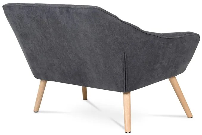 BONTEC Dvojmiestna pohovka, sivá, látka, AK-322 GREY2 Farba: Strieborná