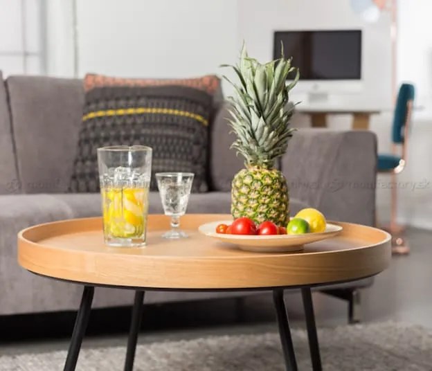 Zuiver Oak Tray stolík do obývačky - Konferenčný