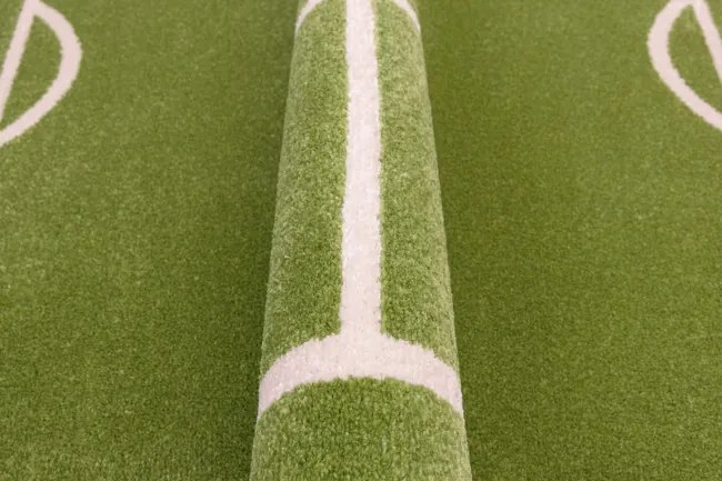 Koberec CLARA KIDS 02922A Ihrisko zelený / krémový