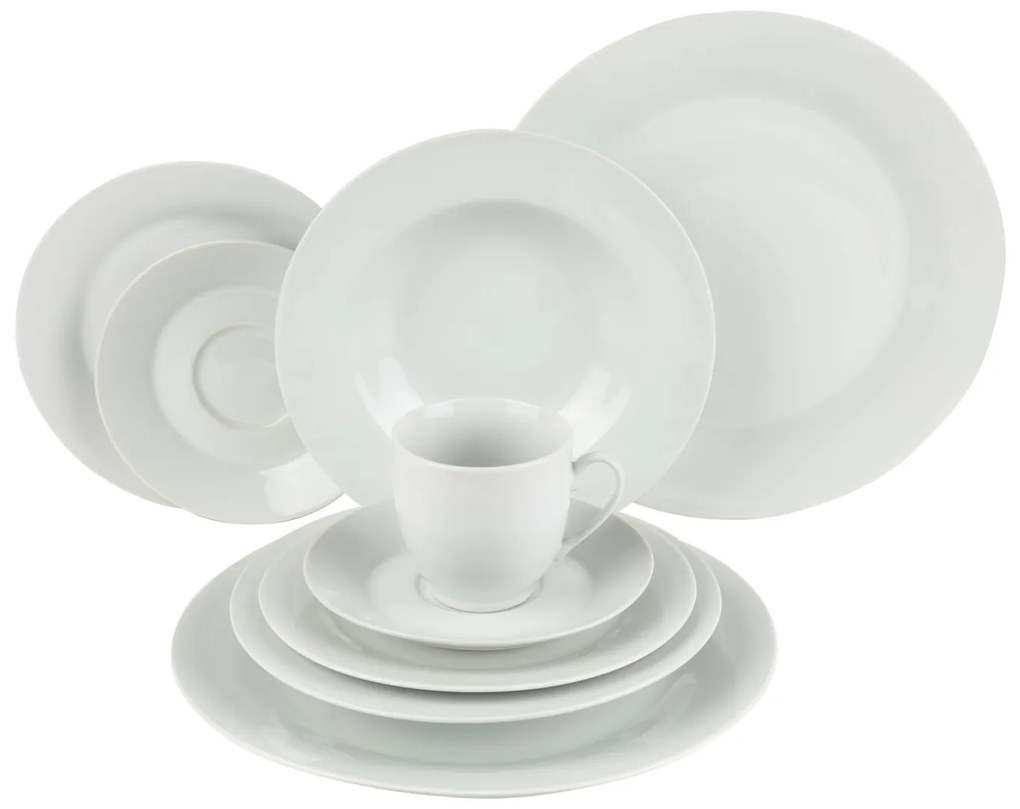 ERNESTO® Porcelánová jedálenská súprava, 30-dielna (okrúhly) (100339114)