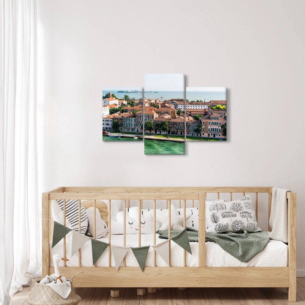 Obraz - Letecký pohľad na mesto (90x60 cm)