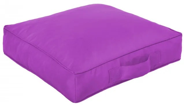 Štvorcový sedák - fialový nylon