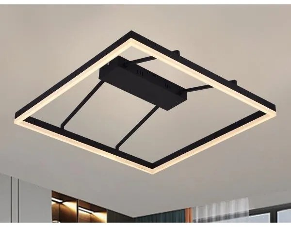 LED Stlmiteľný prisadený luster LED/55W/230V 3000-6500K + diaľkové ovládanie