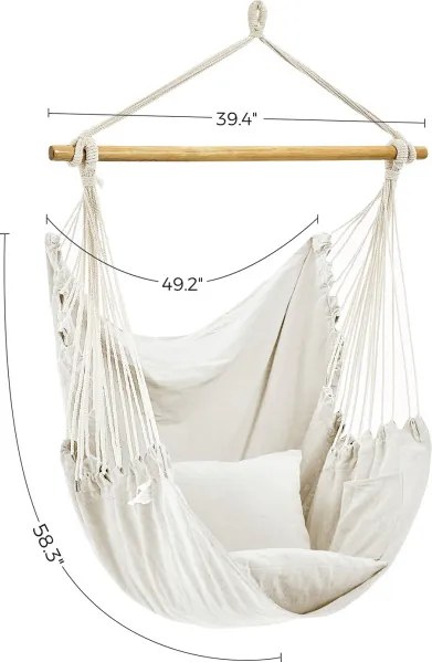 Závesné kreslo s vankúšmi GDC187M01