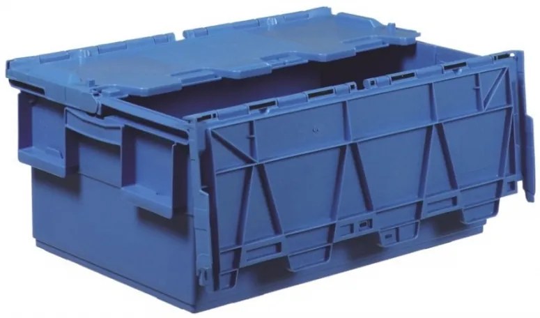Zasúvacia prepravka s vekom INTEGRA, 600 x 400 x 250 mm