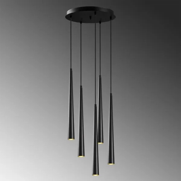 LED Luster na lanku UGUR 5xLED/3W/230V