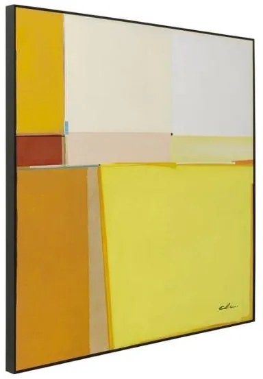 Abstract Shapes obraz žltý 113x113 cm