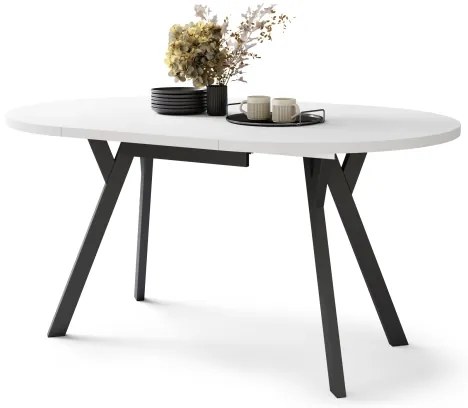 Jedálenský stôl ARTUR biely/čierny