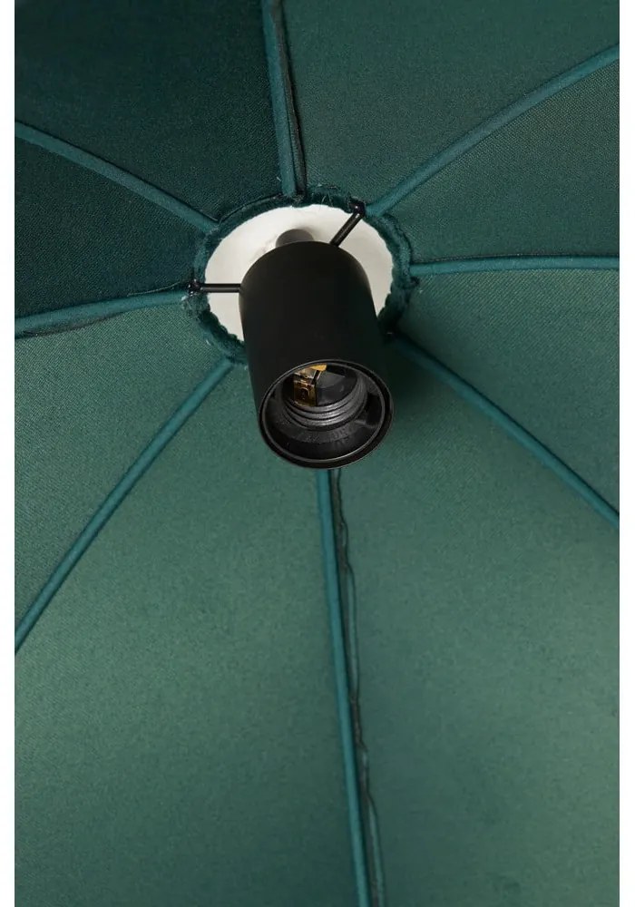 Závesné svietidlo v petrolejovej farbe s textilným tienidlom ø 40 cm Malacia – Light &amp; Living