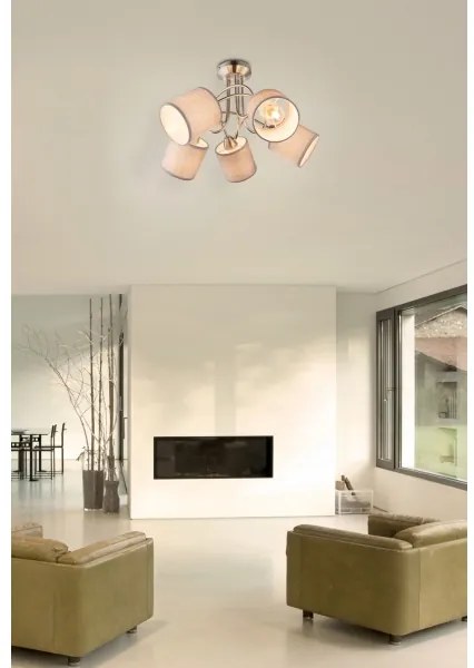 Globo 15185-5D - Prisadený luster PACO 5xE14/25W/230V