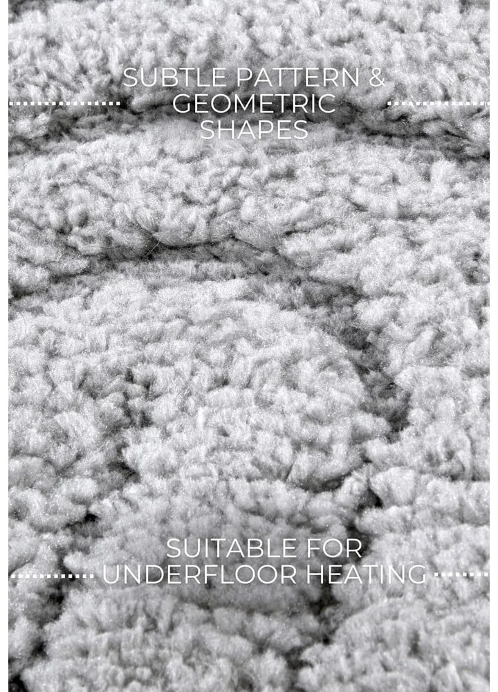 Svetlosivý okrúhly koberec ø 200 cm Panglao New York Light Grey – Elle Decoration