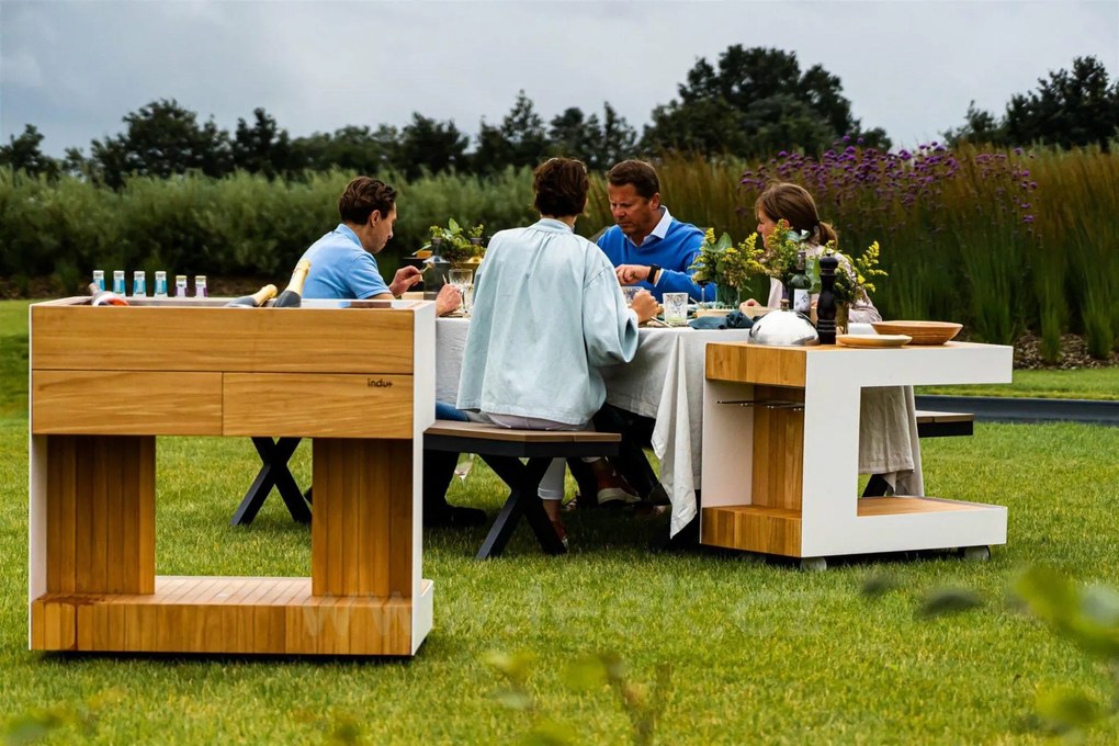 Indu+ Intas vonkajšia kuchyňa biela