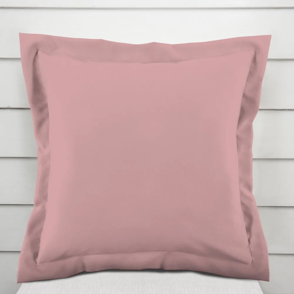 Biante Dekoračná obliečka na vankúš s lemom Rongo RG-074 Staroružová 45 x 45 cm