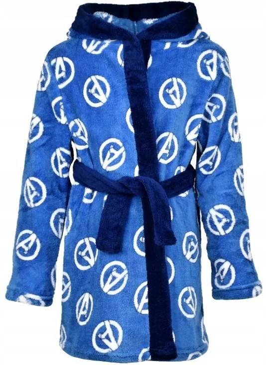 Detský / chlapčenský župan s kapucňou Avengers, 104 / 110