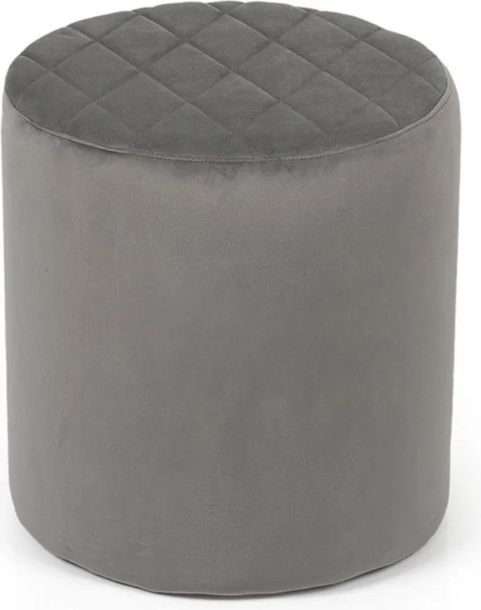 Taburet AVENBERG PUFF sivý