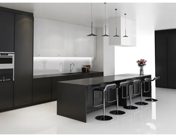 MAXLIGHT P0456 - LED Luster na lanku HANA LED/6W/230V pr. 17,5 cm čierna