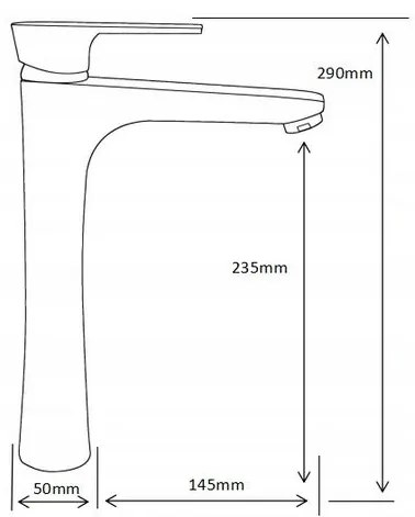 Mexen AXEL - vaňový set, vaňová a vysoká umývadlová batéria, čierna, 73830-70 + 73810-70 + NKC 70AD