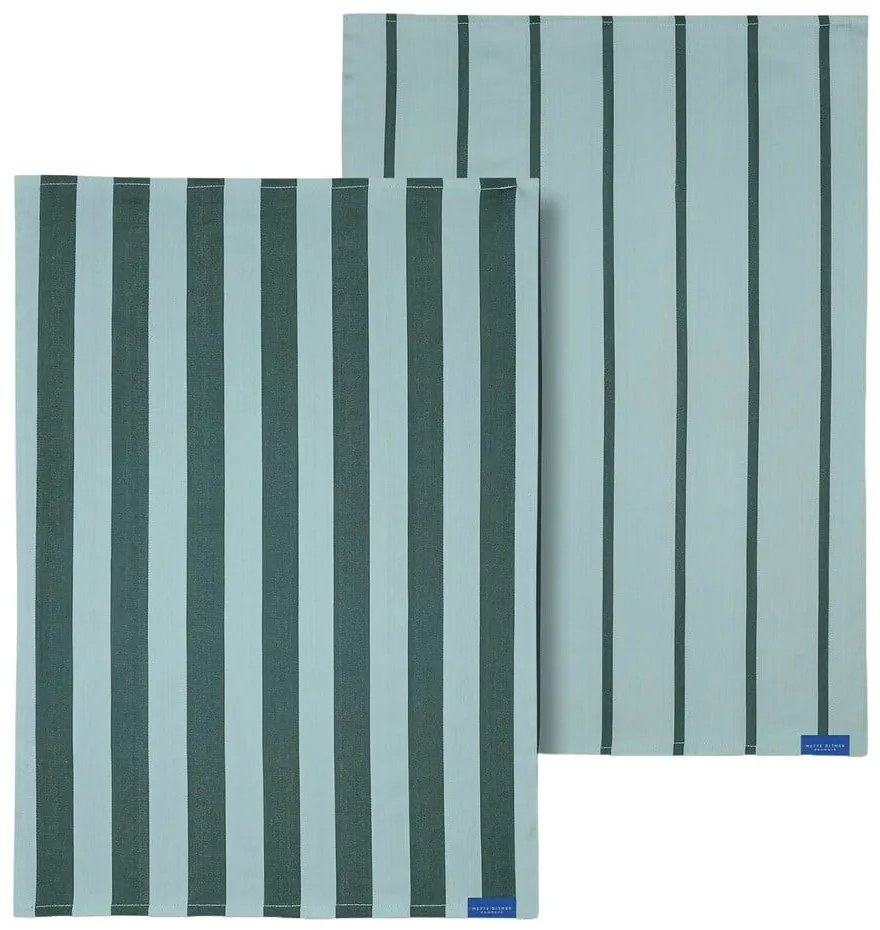 Bavlnené utierky v súprave 2 ks 50x70 cm Stripes – Mette Ditmer Denmark