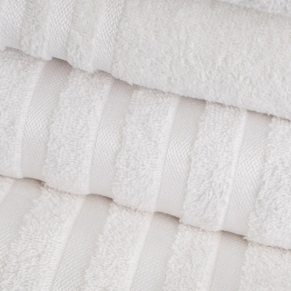 Biely froté bavlnený uterák 50x100 cm Simple – Casa Selección