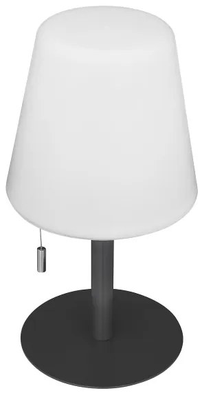 Atmosphera - LED RGB Nabíjacia vonkajšia stolná lampa ZACK LED/3,7V IP44 čierna