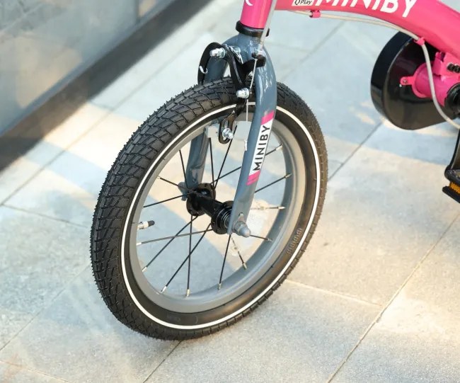 Detský bicykel Miniby 14" ružový