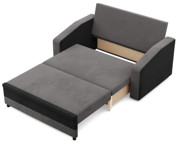 Pohovka ORION sivá / čierna