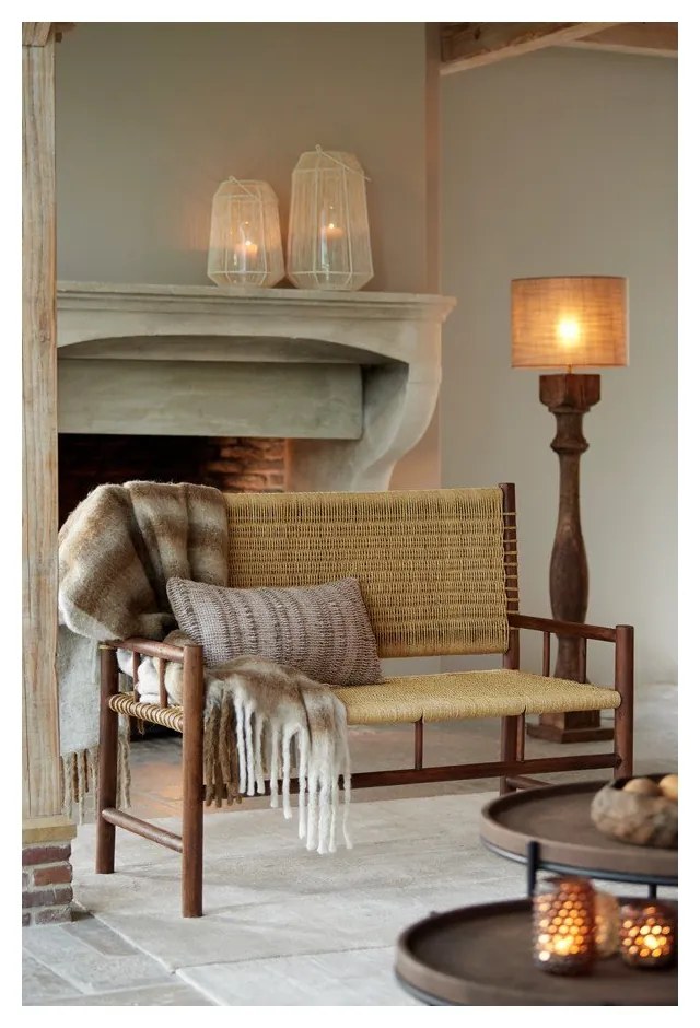 Béžové tienidlo ø 40 cm Caden – Light &amp; Living