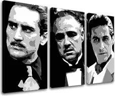 Tlačený POP Art obraz GODFATHER 3 dielny god123
