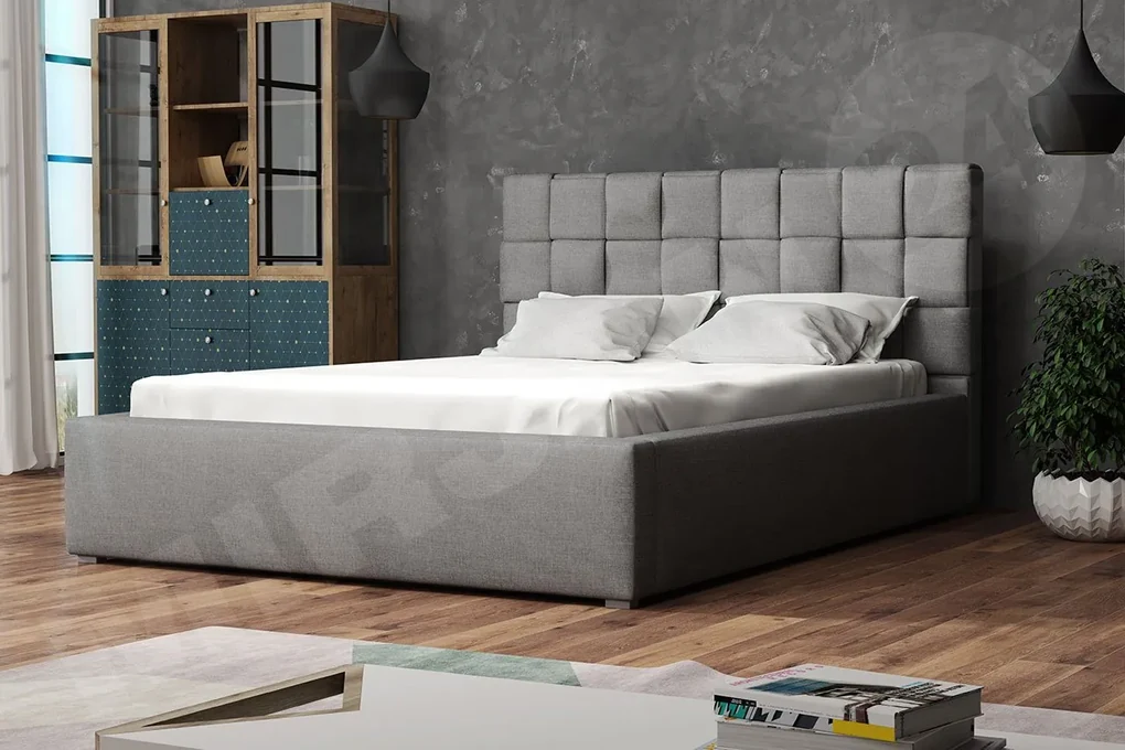 Čalúnená posteľ s rolovateľným roštom Kinec, Rozmer postele: 120x200, Dostupné poťahy: Malmo 13 365