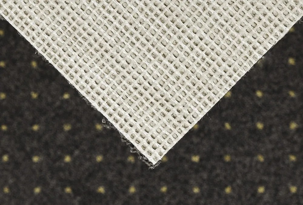 ITC, Metrážny koberec Akzento New 98, záťažový, na mieru, šíře 4m, hnedá, ab (mriežka), chodba / predsieň