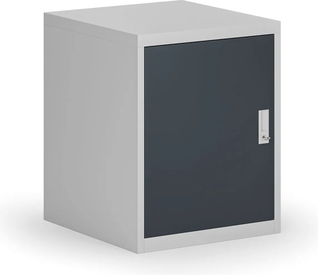 Závesná dielenská skrinka k stolu G8, 560 x 600 x 700 mm, grafit