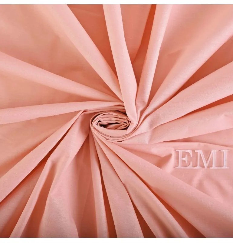 Plachta posteľná lososová pevná EMI