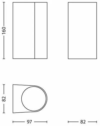 Philips 17102/47/PN - Vonkajšie svietidlo MY GARDEN NIGHTINGALE 2xGU10/35W/230V