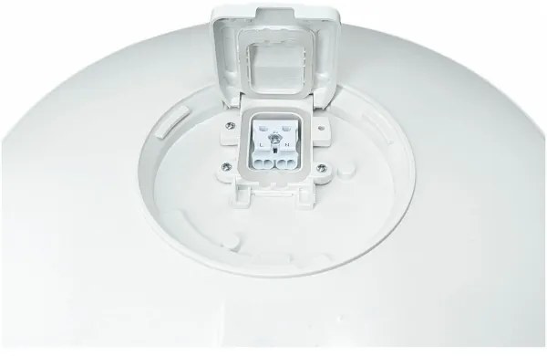 LED vonkajšie stropné svietidlo s pohybovým senzorom VISTA LED/15W/230V pr. 26 cm IP54 biela