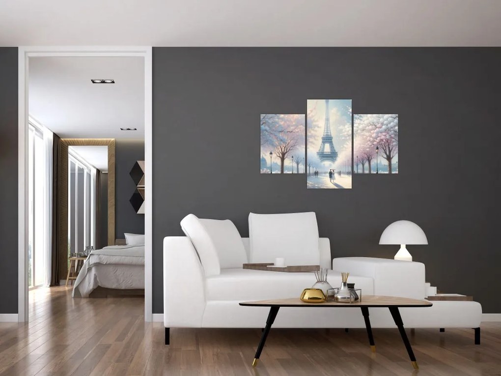 Obraz - Maľba z Paríža (90x60 cm)