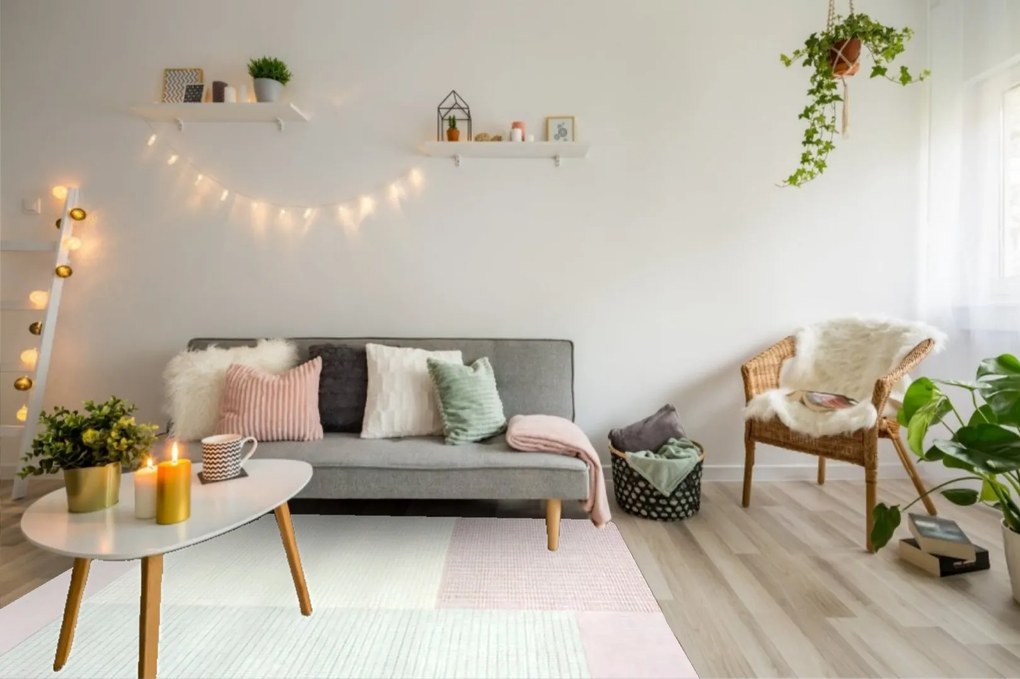 Osta, Kusový koberec Flux 46109 / AE200, 120x170, ružová, obývacia izba