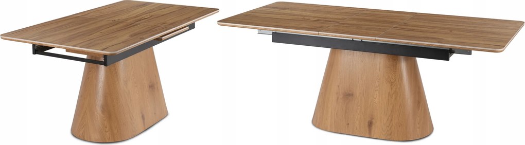 LIZBONA Keramický rozkladací stôl 160-200 cm dub/dub
