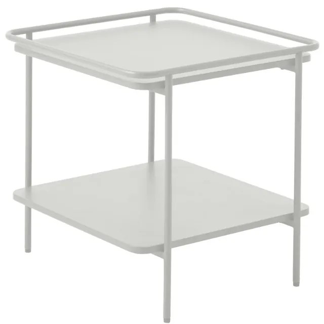 Dizajnový odkladací stolík Harinder 45 cm sivý